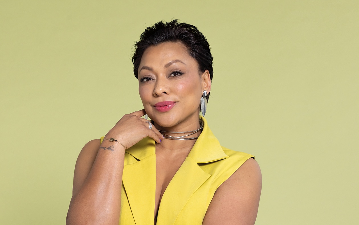 Lorcia Cooper Kumalo dancing to her own rhythm