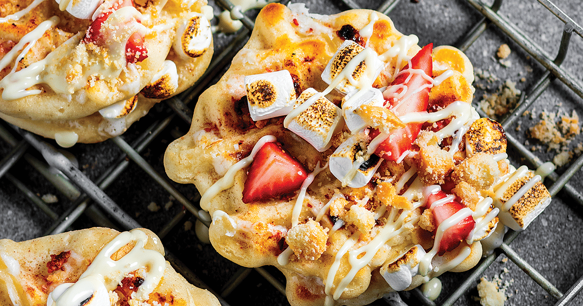 Moreish braai waffles