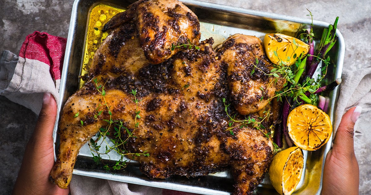 Siba Mtongana's spatchcockbongo chicken recipe