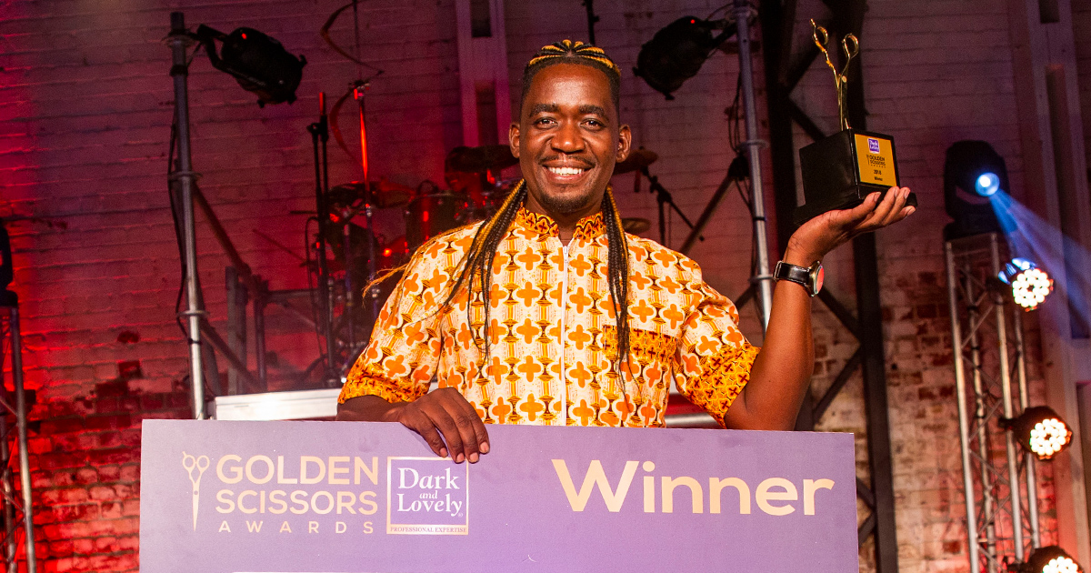 Matitimane Sibuya snips up the golden scissors award!