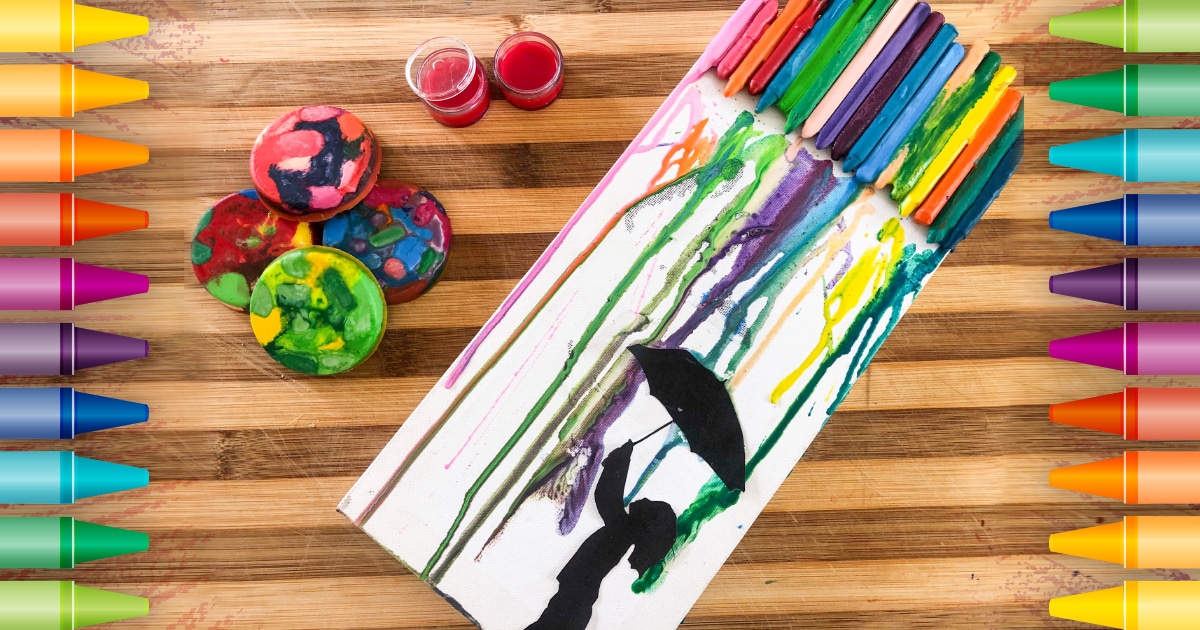 Fun and easy crayon crafts