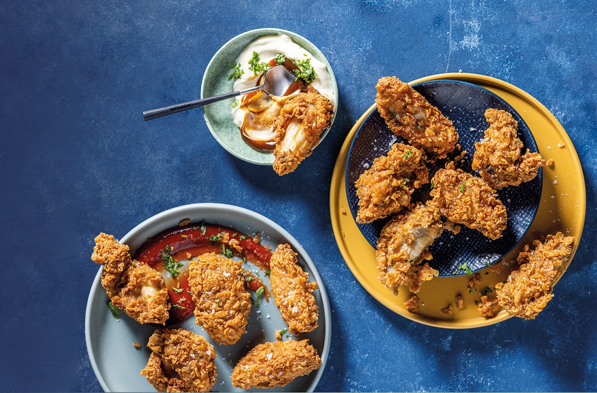 Finger-licking good: Crispy fried hot wings
