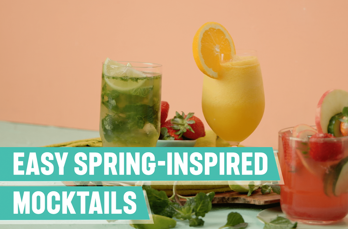 Spring-inspired mocktails