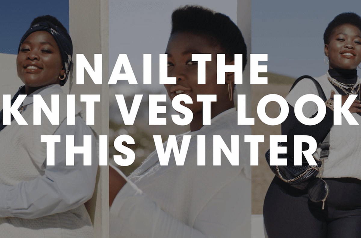 Nail the knit vest look this winter