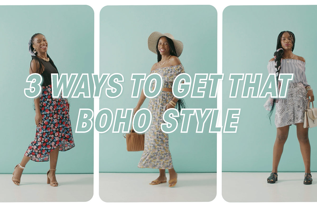 3 ways to get that boho style