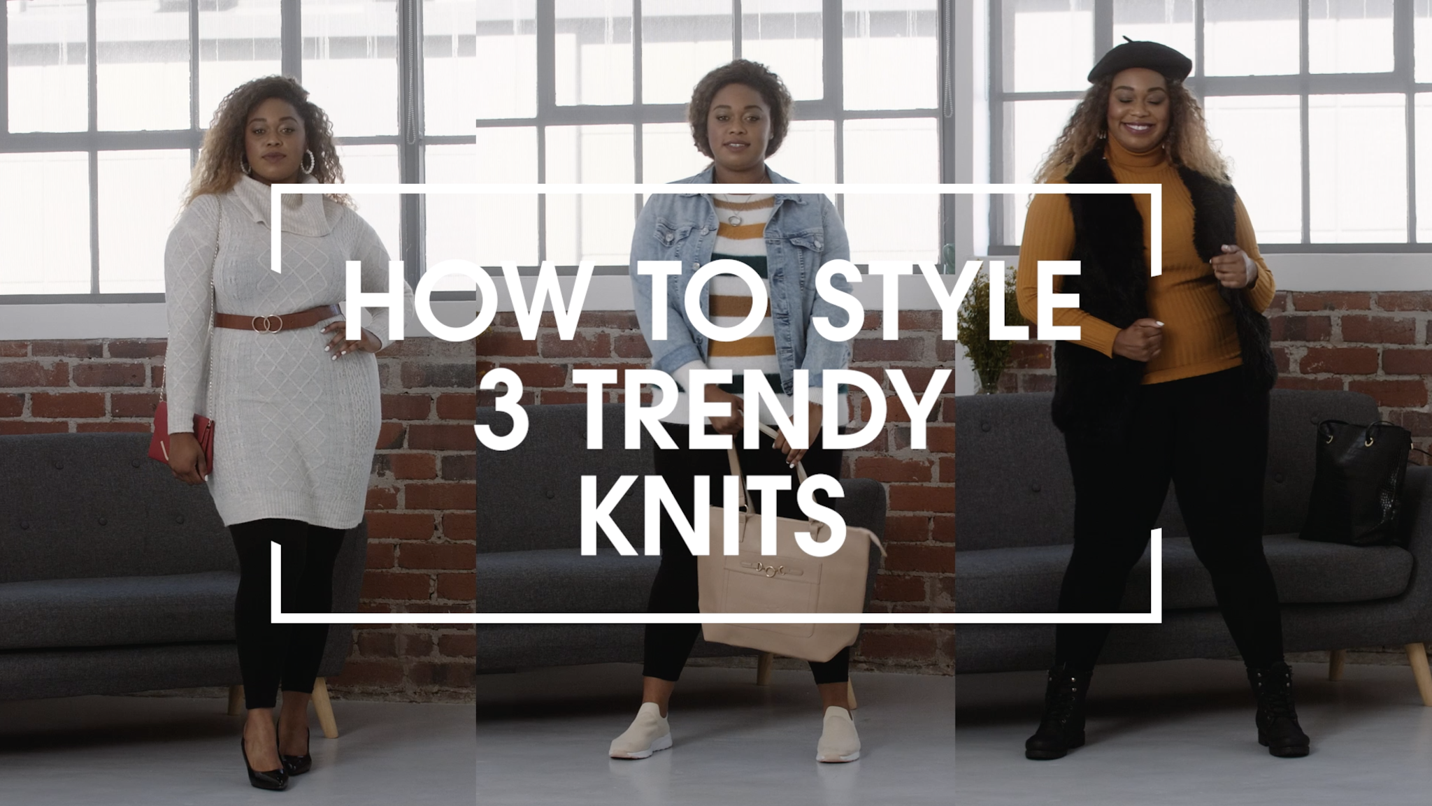 How to style 3 trendy knits