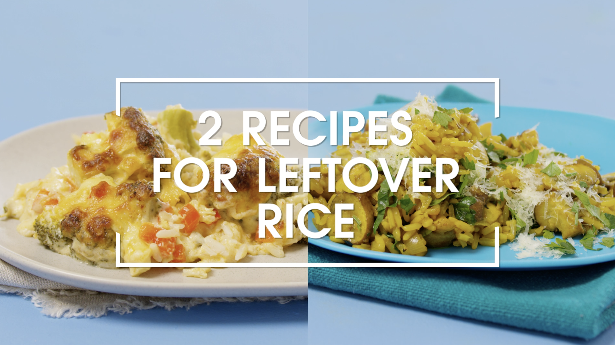 2 recipes for leftover rice