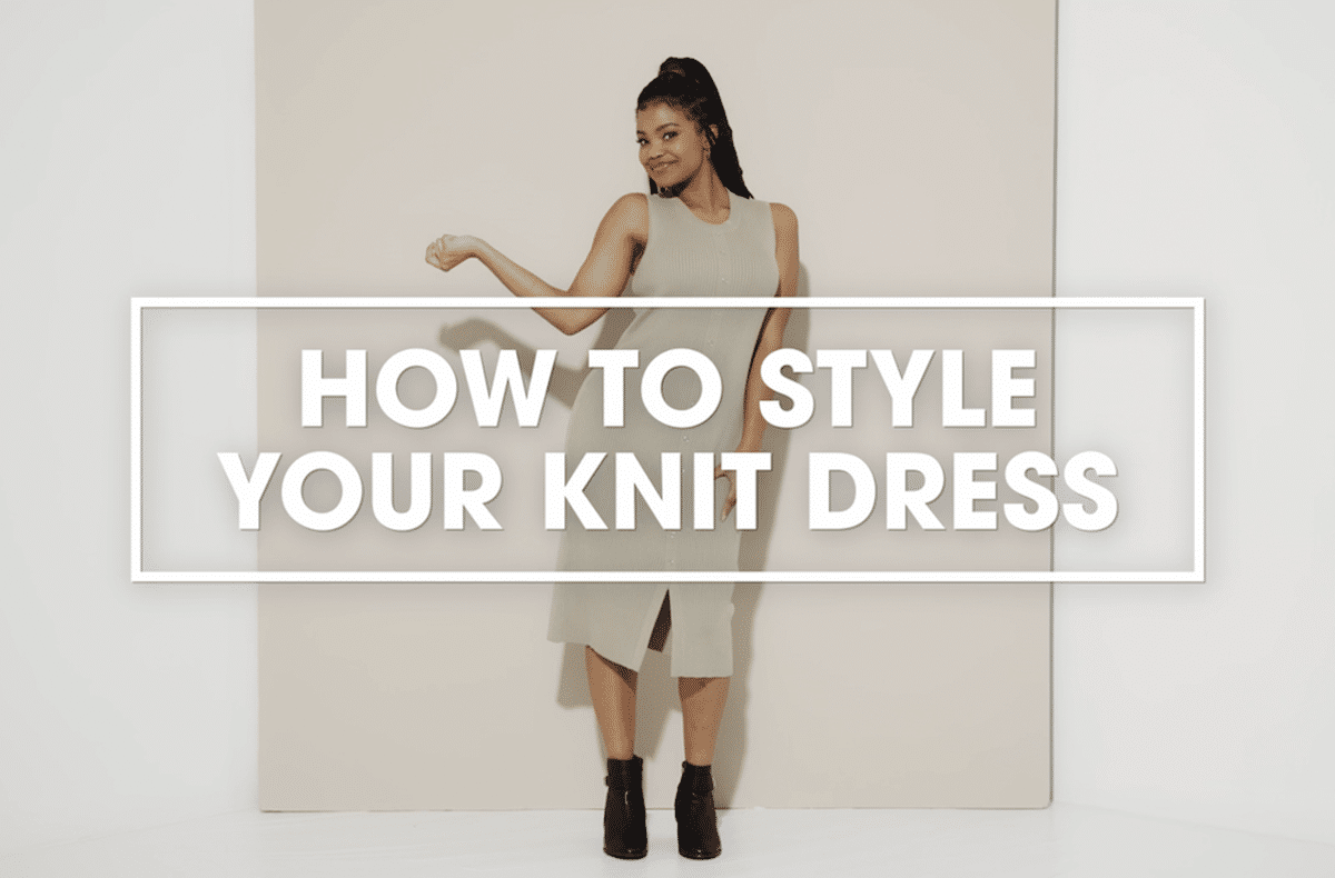 The super chic knit dress