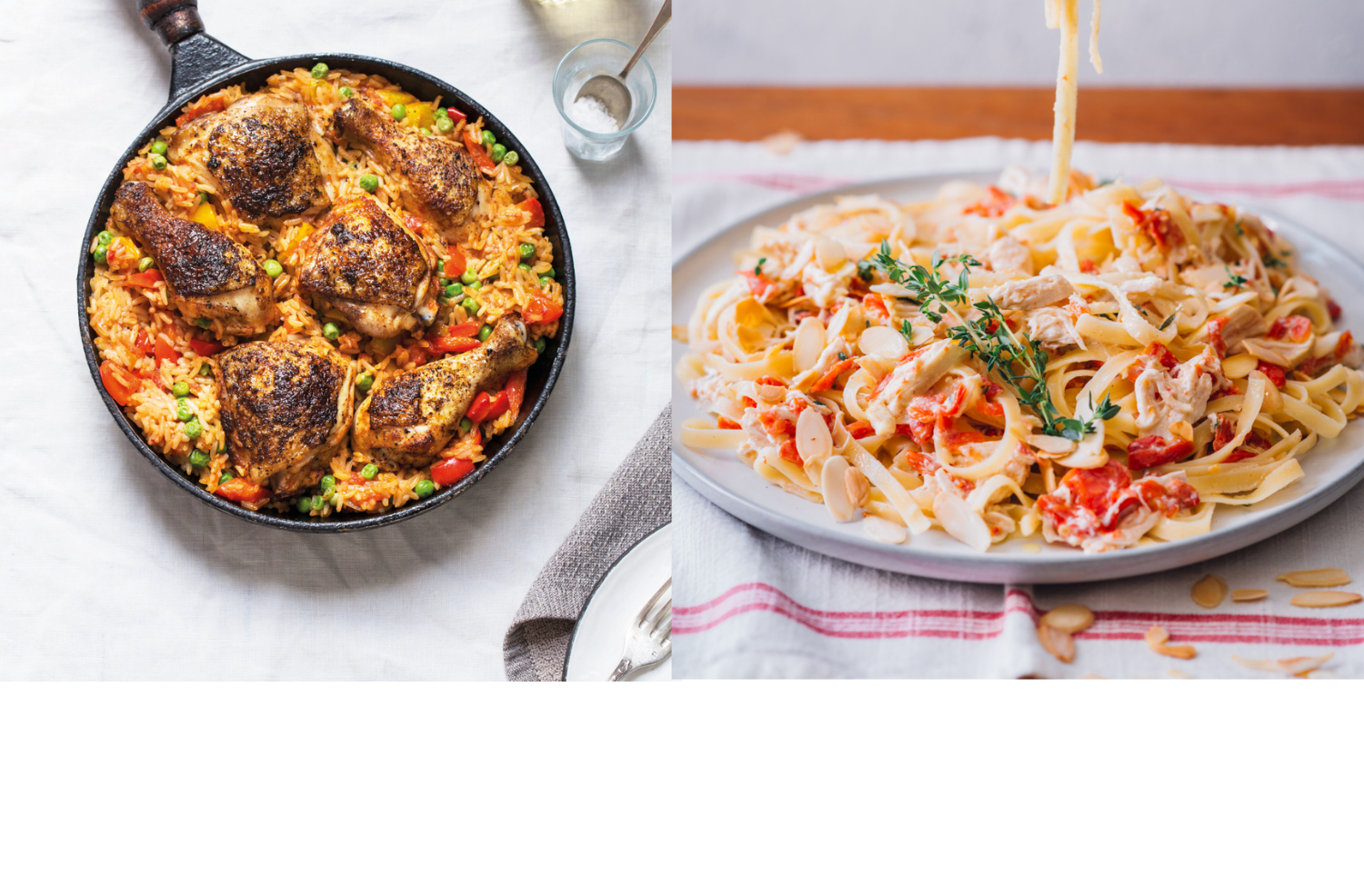 2 cosy chicken weeknight dinners